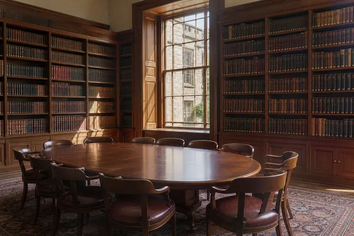 A humanities seminar room